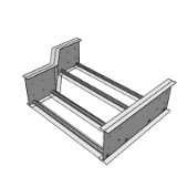 Ladder - Aluminum E1 Long Span 203mm Siderail