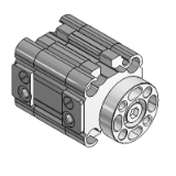 Kompaktzylinder UNITOP RU P/7 & ISO-21287 Ø16-Ø63 mm