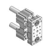 Slide units sizes 16-100 mm for pneumatic cylinders M and K series