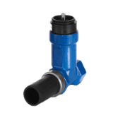 Fig. 5441 - with threaded sleeves / PE 100 spigot end
