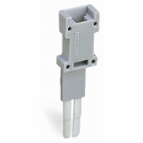 280-418 - Test plug module, modular, suitable for all WAGO 280 and 780 Series rail-mounted terminal blocks with jumper slots in the current bar