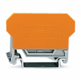 280-619 - Terminal block for pluggable modules, 4-pole, with 2-conductor terminal blocks, with orange separator, for DIN-rail 35 x 15 and 35 x 7.5, 2.5 mm², CAGE CLAMP®