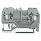 280-901 - 2-conductor through terminal block, 2.5 mm², center marking, for DIN-rail 35 x 15 and 35 x 7.5, CAGE CLAMP®