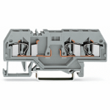 281-610 - Bornas base para 3 conductores, para carril DIN 35 x 15 y 35 x 7.5, 4 mm², CAGE CLAMP®