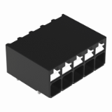 2086-1202/997-604 to 2086-1212/997-607 - THR PCB terminal block, push-button, 1.5 mm², Pin spacing 3.5 mm, Push-in CAGE CLAMP®