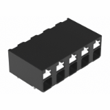 2086-3202 hasta 2086-3208 - Borna p/ placas de circuito impreso THR, Tecla, 1,5 mm², Paso 5 mm, Push-in CAGE CLAMP®
