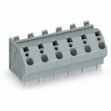 745-202 a 745-212 - morsettiera per circuiti stampati 2 reofori a saldare/polo passo 10 mm/0.394 in