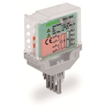 2042-3869 - Relay module, Nominal input voltage: 24 … 230 V AC/DC, 1 break and 1 make contact, Limiting continuous current: 5 A, Green status indicator, Module width: 20 mm