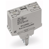 286-328 - Relay module, Nominal input voltage: 24 VDC, 2 make contact, Limiting continuous current: 6 A, Red status indicator, Module width: 20 mm