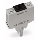 286-895 - Switching module, with changeover rocker switch, Switching voltage: 250 VAC, Switching current: 6 A