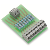 289-113 - Modulo componente con resistore, con 8 pezzi, Resistore 2K2, 1 Watt