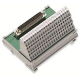 289-714 - Modulo interfaccia, HD-Sub-D, Connettore maschio, 15 poli, Morsetti a tre piani per circuiti stampati, nel supporto di montaggio