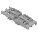 221-2532 - Mounting carrier, 2-way, for inline splicing connector with lever, with snap-in mounting foot