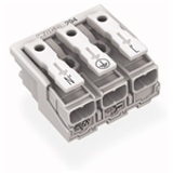294-4023 - Lighting Connector without ground contact 3 pole N' / PE / L' without snap-in mounting feet