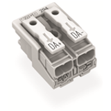 294-4032 - Lighting Connector without ground contact 2 pole - / + without snap-in mounting feet