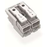 294-5072 - Lighting Connector without ground contact 2 pole DA- / DA+ with snap-in mounting feet