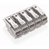 294-8035 - Linect® Lighting Connector without ground contact 5 pole DA+ / DA- / L / PE / N