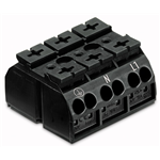 862-9593 TO 862-9693 - 4-CONDUCTOR DEVICE CONNECTORS SNAP-IN FEET AT POS. 1+3 3 POLE