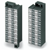 726-121 - Matrix patchboard, 32-pole, Marking 1-32, Colors of modules: gray/white, Module marking, side 1 and 2 vertical