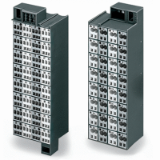 726-221 - Matrix patchboard, 32-pole, Marking 1-32, Colors of modules: gray/white, Module marking, side 1 and 2 vertical