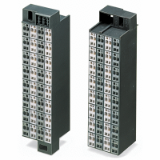 726-321 - Matrix patchboard, 32-pole, Marking 1-32, Colors of modules: gray/white, Module marking, side 1 and 2 vertical, for 19" racks