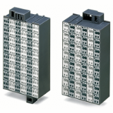 726-521 - Matrix patchboard, 48-pole, Marking 1-48, Colors of modules: gray/white, Module marking, side 1 and 2 vertical