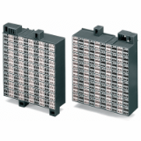 726-721 - Matrix patchboard, 80-pole, Marking 1-80, Colors of modules: gray/white, Module marking, side 1 and 2 vertical