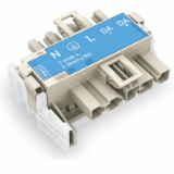 770-7105 - Linect® T-connector, 5-pole, Cod. I, 1 input, 2 outputs