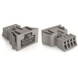 890-744 - Conector hembra Snap-In, 4 polos, Cod. B