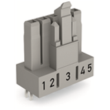 890-845 - Presa per circuiti stampati, dritto, 5 poli, Cod. B