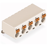 2092-3372 aż do 2092-3375 - Female connector eCOM with right angled solder pin pin spacing 7,5 mm / 0.295 in