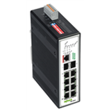852-603 - Industrial-Managed-Switch, 8-port 100Base-TX, 2-Slot 1000BASE-SX/LX, PROFINET, Extended temperature range