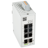 852-1328 - Industrial-Managed-Switch, 6-Port 1000BASE-T, 2-Slot 1000BASE-SX/LX, MAC Security