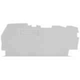 2102-1391 - End and intermediate plate, 0.8 mm thick, for 3-conductor terminal blocks