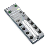 765-4202/100-000 - Maestro IO Link de 8 puertos, clase B, EtherCAT, 24 V DC / 2,0 A, Conexión 8 x M12, WideLine