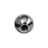 BK - Ball Knobs, Tapped Type, Steel Inch