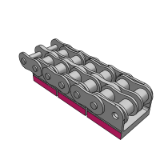 DIN-ISO-U2Z - U double row rubber plate chain