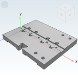 ZBE01_02 - Y-axis transfer of the mounting plate of the traversing and grabbing mechanism