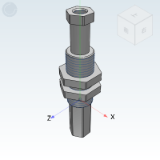 NGS02 - 机械手末端零件/弹簧内置·可旋转型/伸缩杆