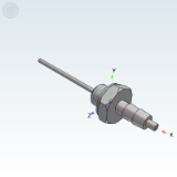 NHR36_37 - Point nozzle; Long external thread; Short external thread; Spray shape · single point shape