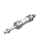 YCDM2-双活塞杆型 - 小型标准型气缸,基本内置磁环,无油润滑