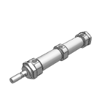 YCDM2-双行程气缸(单活塞杆型) - 小型标准型气缸,基本内置磁环,无油润滑