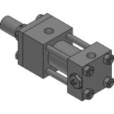 Standard hydraulic cylinder with proximity switch